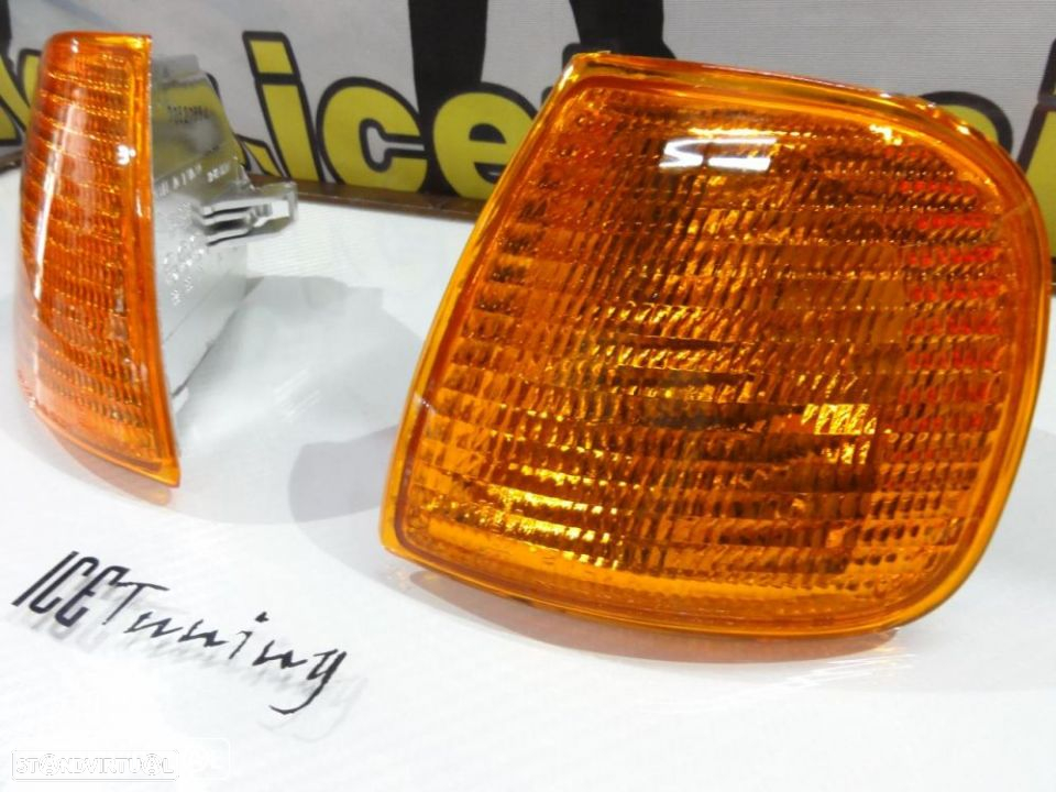Pisca / Farois / Farolins frontais Seat Ibiza 6K 96-99, VW Polo Van/Carrinha 6N Fundo Laranja JDM - 3