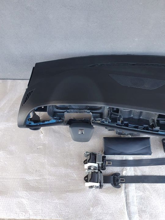 Seat Leon 3 deska konsola airbag pasy - 3