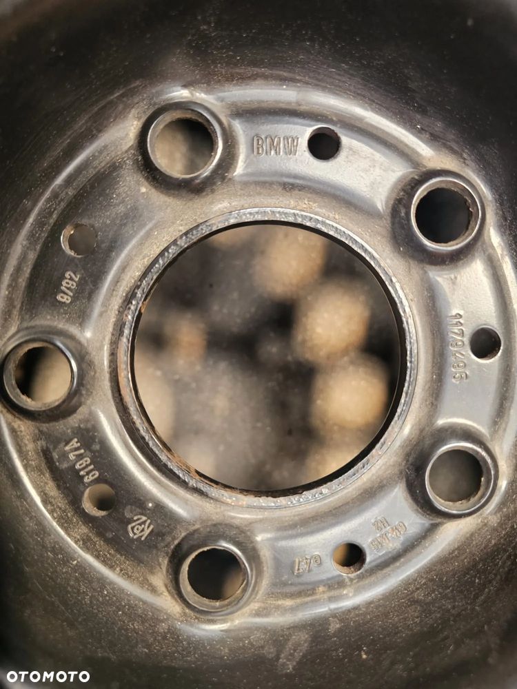 (V3) Felga stalowa 15'' BMW 1 E81 E82 E87 3 E36 E46 E90 5 E60 / 6,5Jx15 ET47 5x120 - 2