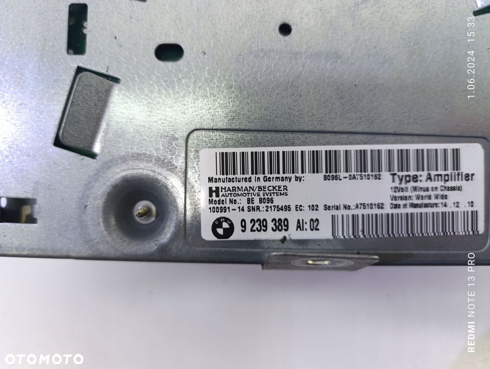 BMW F10 F11 WZMACNIACZ HIFI 9239389 - 2