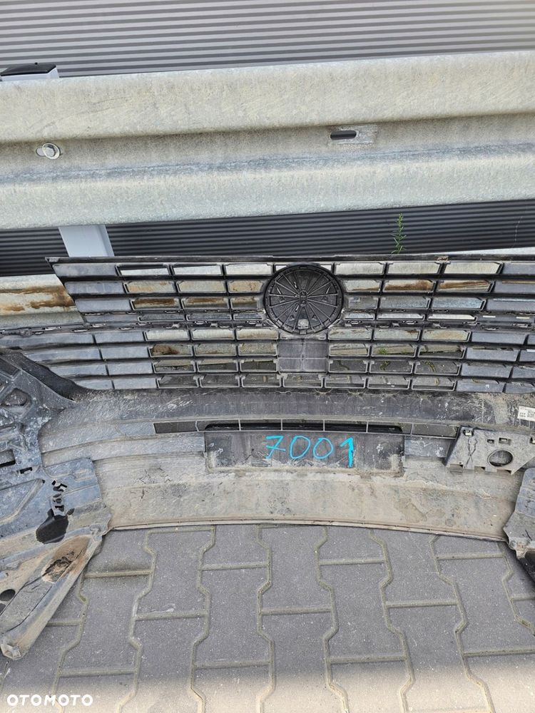VW T6 T6.1 LIFT ZDERZAK PRZÓD PRZEDNI GRILL ORYGINAŁ 7LA807221B - 11
