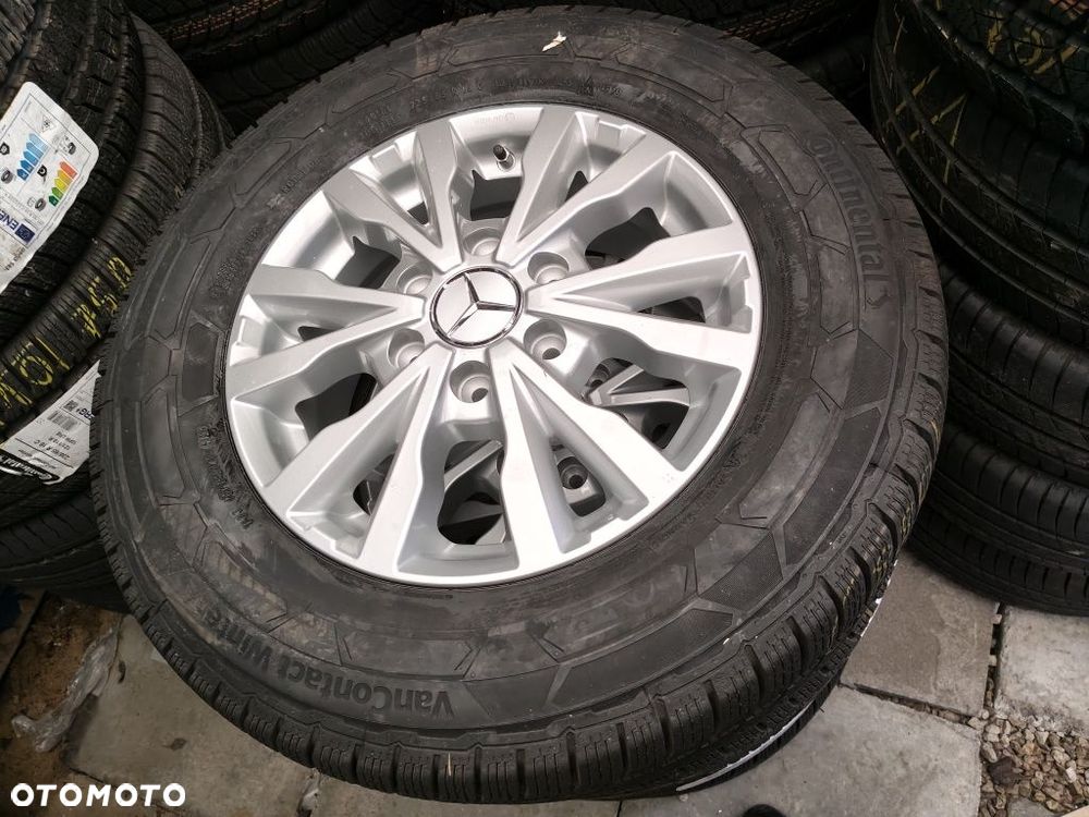 Nowe koła aluminiowe zimowe 235/65/16c Continental Mercedes sprinter 6x130 2025r - 2