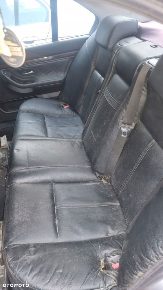 FOTEL FOTELE KANAPA BOCZKI SKÓRA ELEK. BMW 7 E38 CZARNY - 4