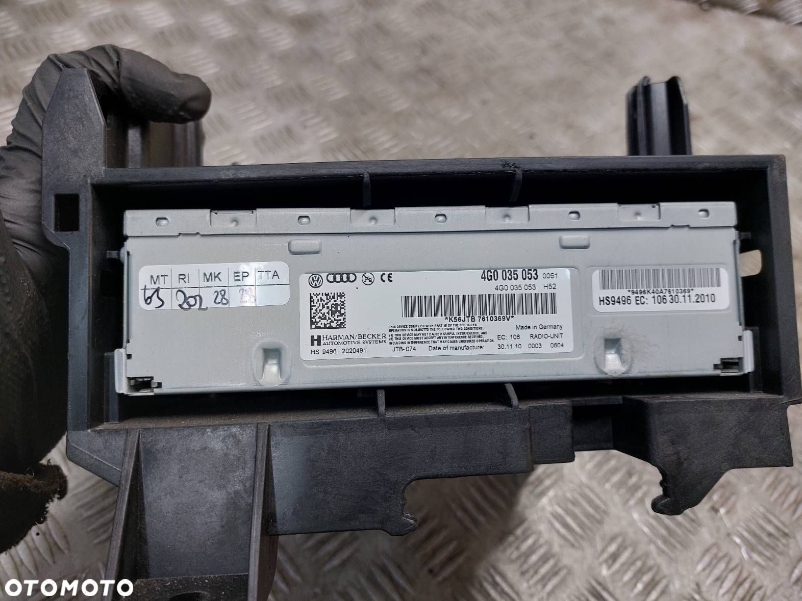 MODUŁ TUNER RADIA CZYTNIK MMI AUDI A4 B8 4G0035053 8T0907368A - 2