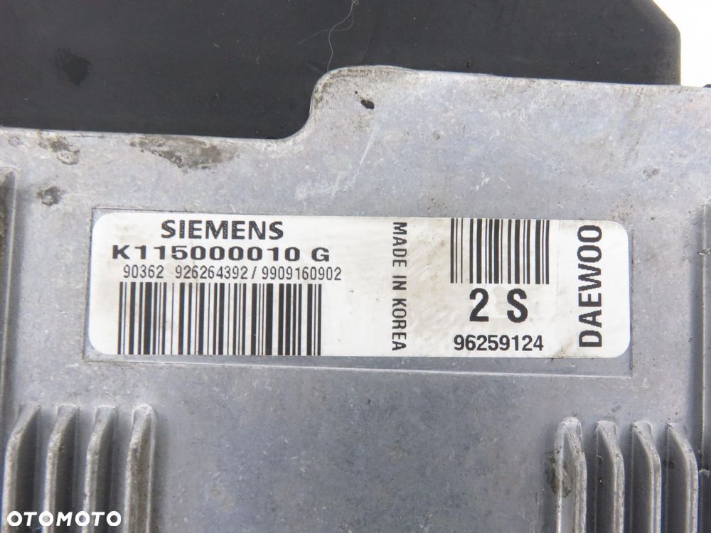 STACYJKA STEROWNIK DAEWOO MATIZ (M100, M150) - 9