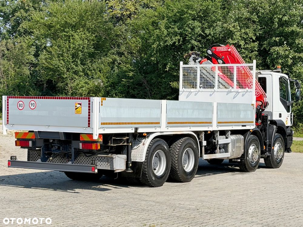 Iveco TRAKKER 450 * SKRZYNIA 7,60 m + FASSI F315 A.2.24 + PILOT / 8x4 !! - 7