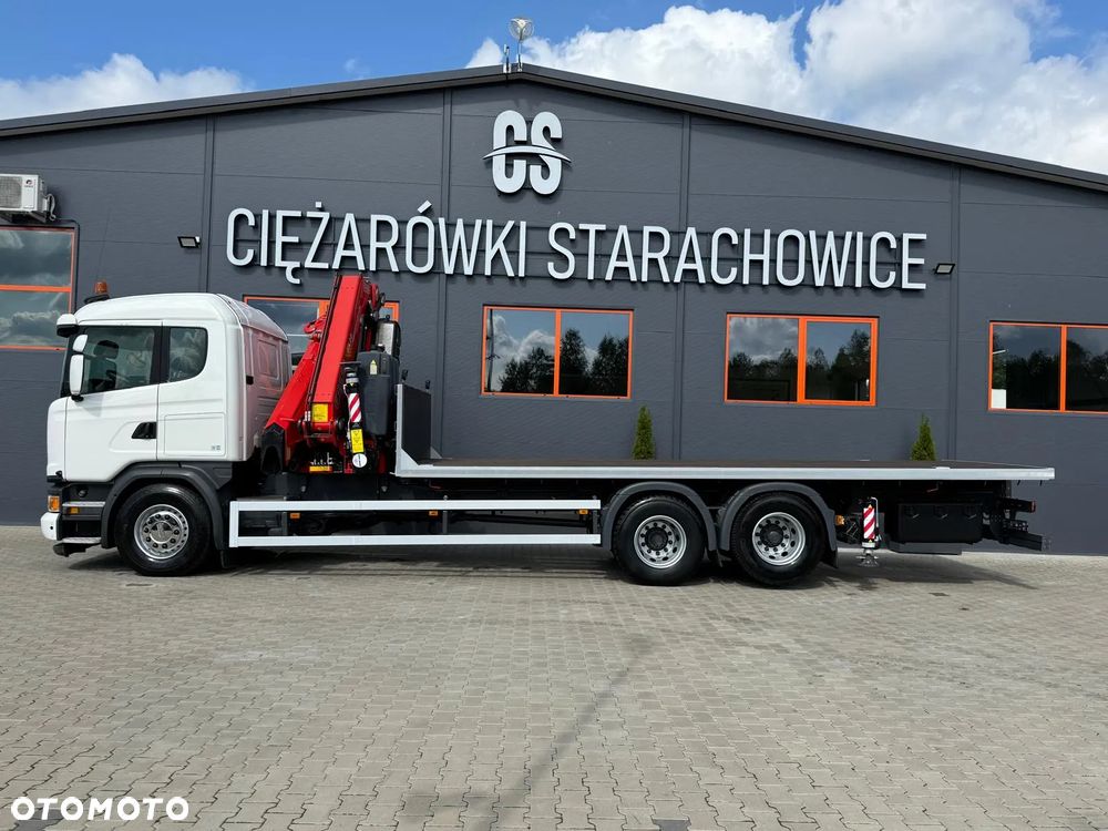 Scania Scania SCANIA G 320 // 6x2 6x4 // platforma z żurawiem FASSI F425RA.2.24 - 10