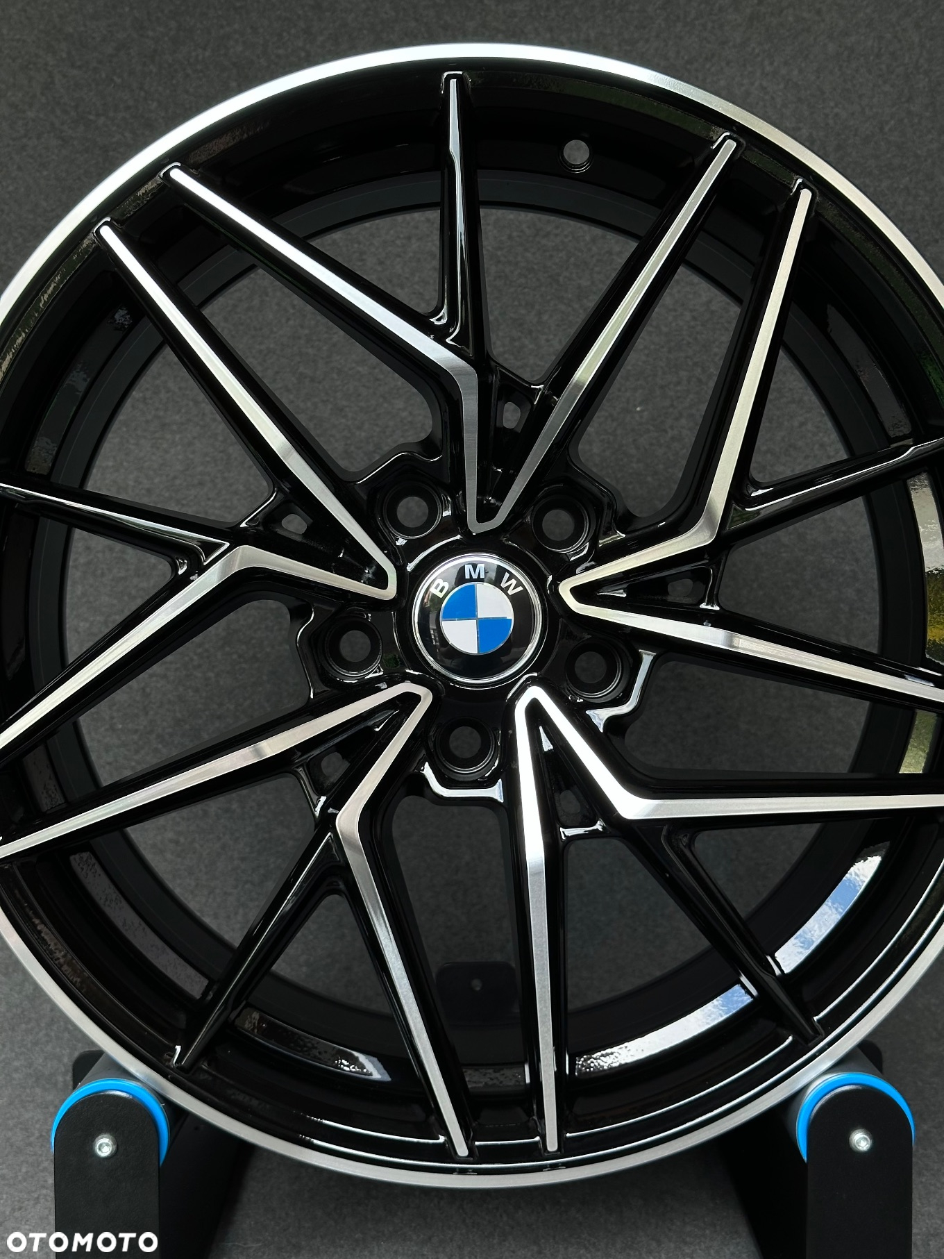 NOWE FELGI do BMW 5x120 Seventy9 czarny połysk polerowane fronty - 2