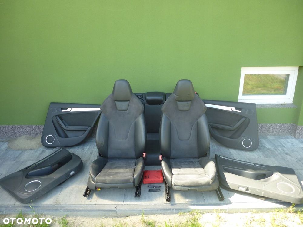 FOTELE KANAPA KUBEŁKI AUDI S4 B8 ALCANTARA ELEKTRYCZNE - 1