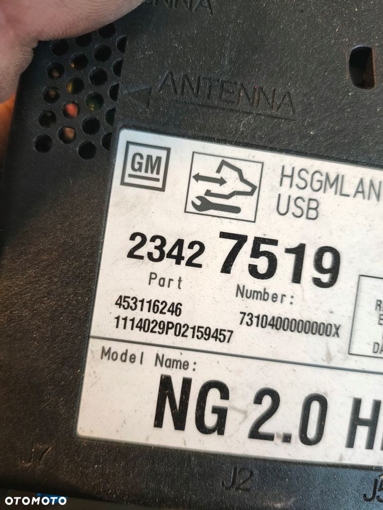 moduł him 2.0 gsm 23427519 opel insignia a lift - 3