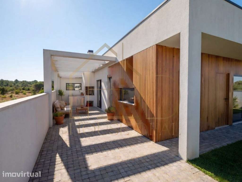 Moradia Térrea T2 com Pérgola. Pinhal do General. Fernão Ferro - Grande imagem: 2/9