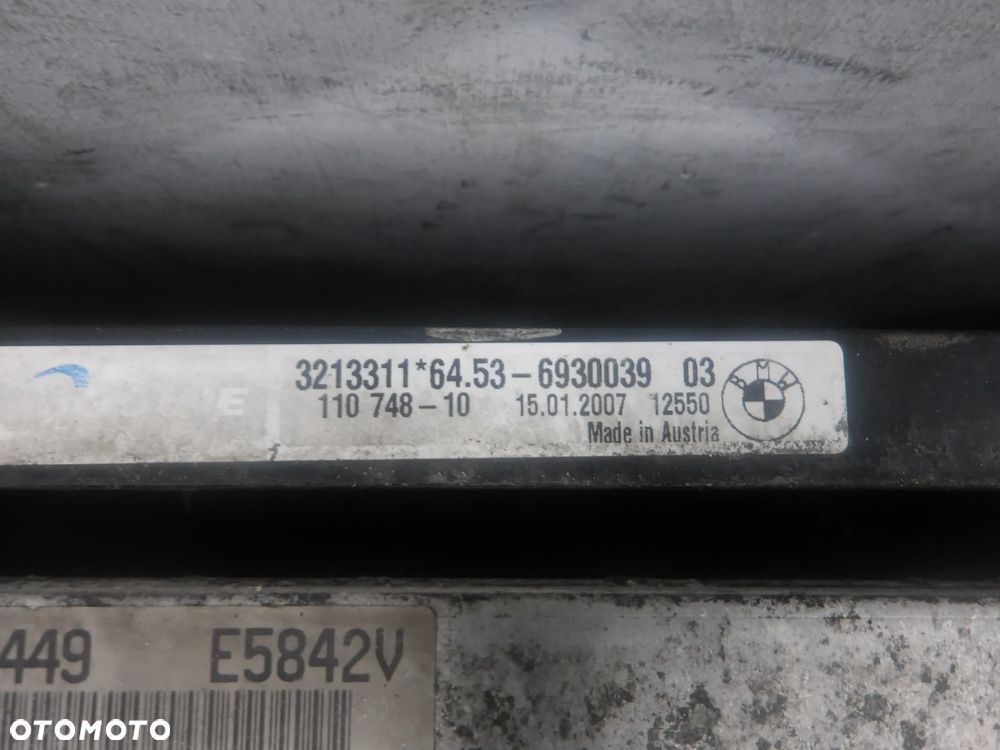 BMW E91 KOMBI 2.0D KOMPLET CHŁODNIC WODY KLIMATYZACJI POWIETRZA 6930039 7524916 - 8