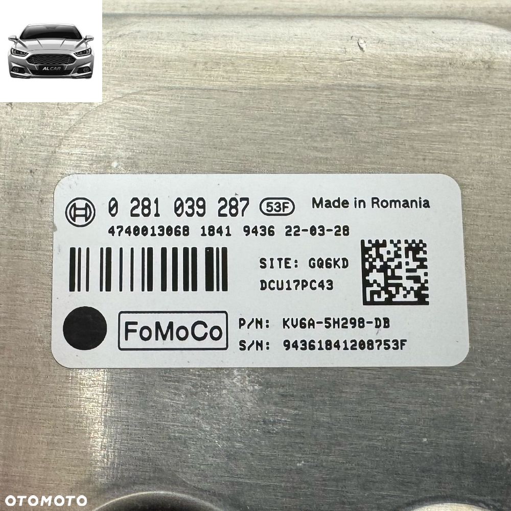 STERTOWNIK ADBLUE FORD FOCUS MK4 1.5 ECOBLUE KV6A-5H298-DB - 3