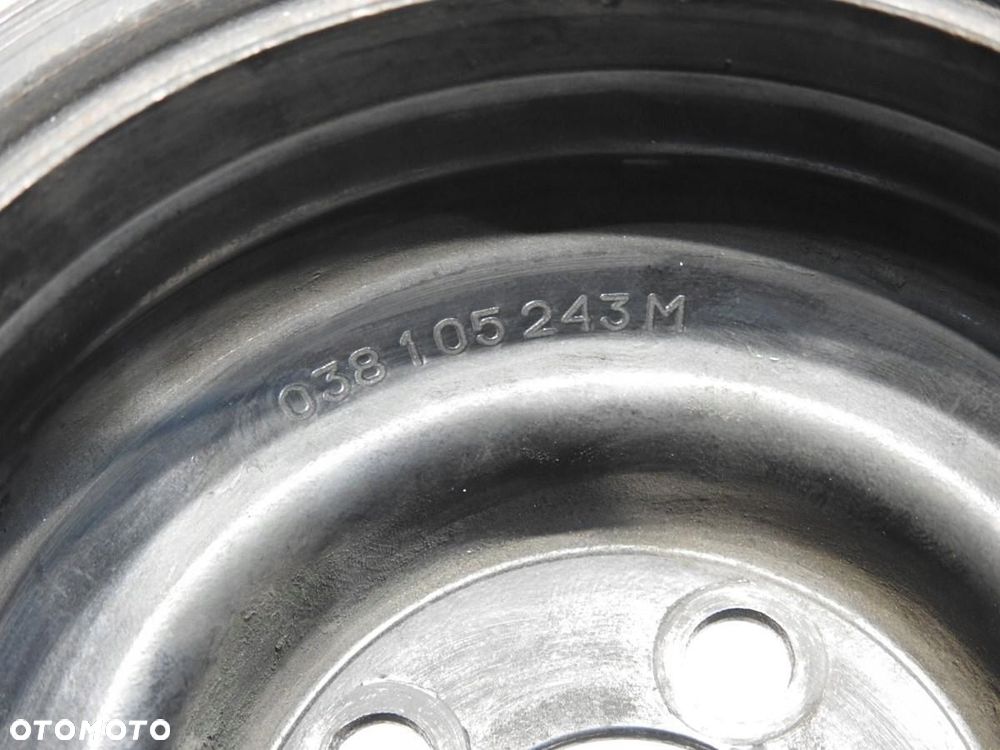 KOŁO PASOWE WAŁU AUDI A1 8X 1.6 TDI 038105243M - 5