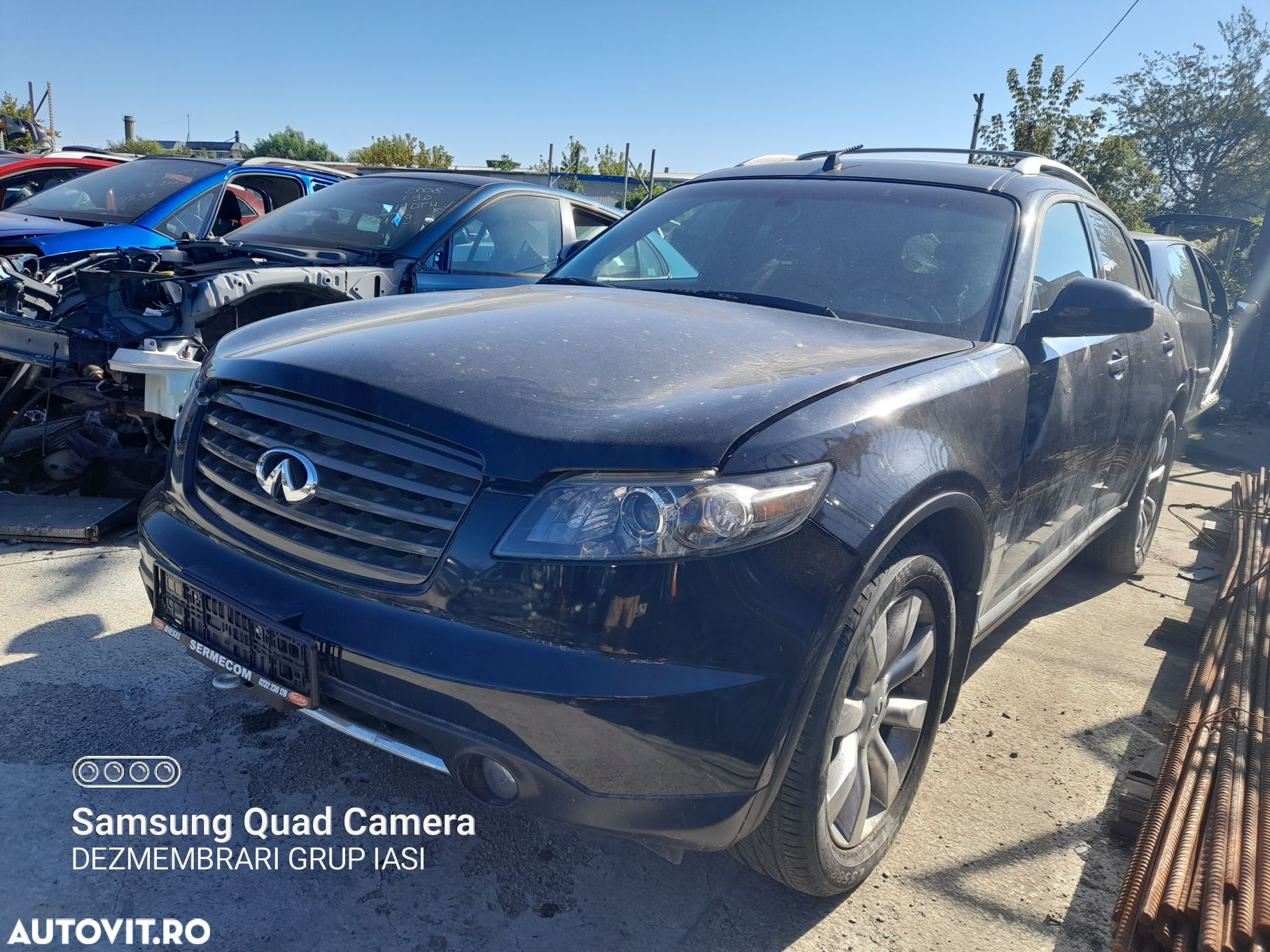 Usa Fata Dreapta Infiniti FX 35 2007 SUV Negru - 1