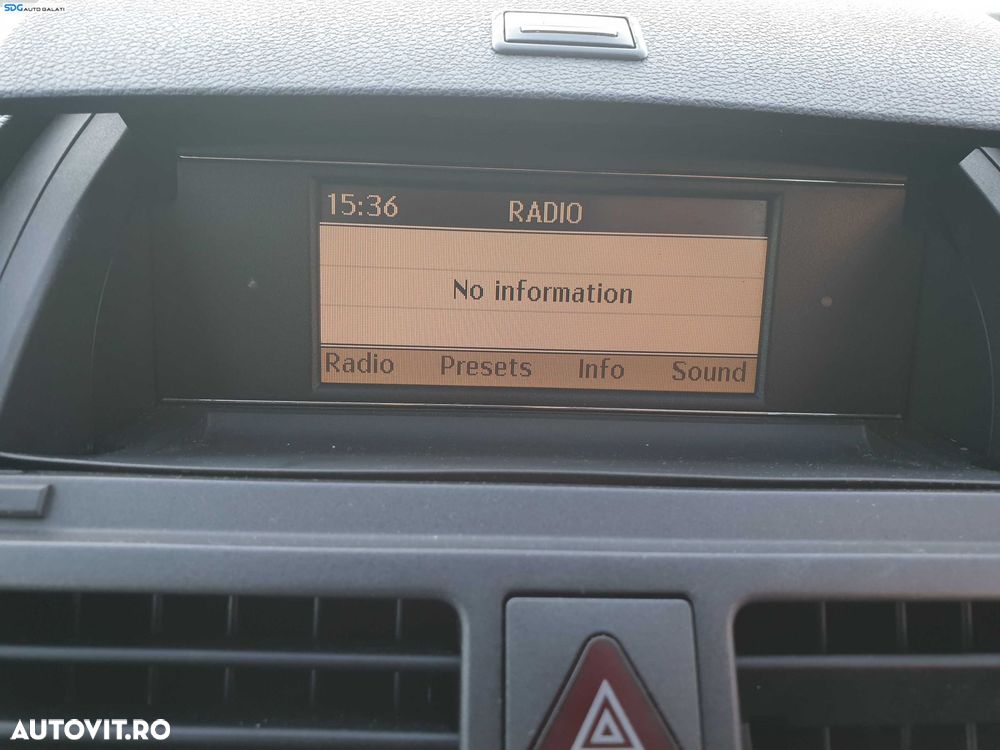 Display Afisaj Ecran Bord Navigatie Mercedes Clasa C Class W204 2007 - 2014 [K1575] - 2