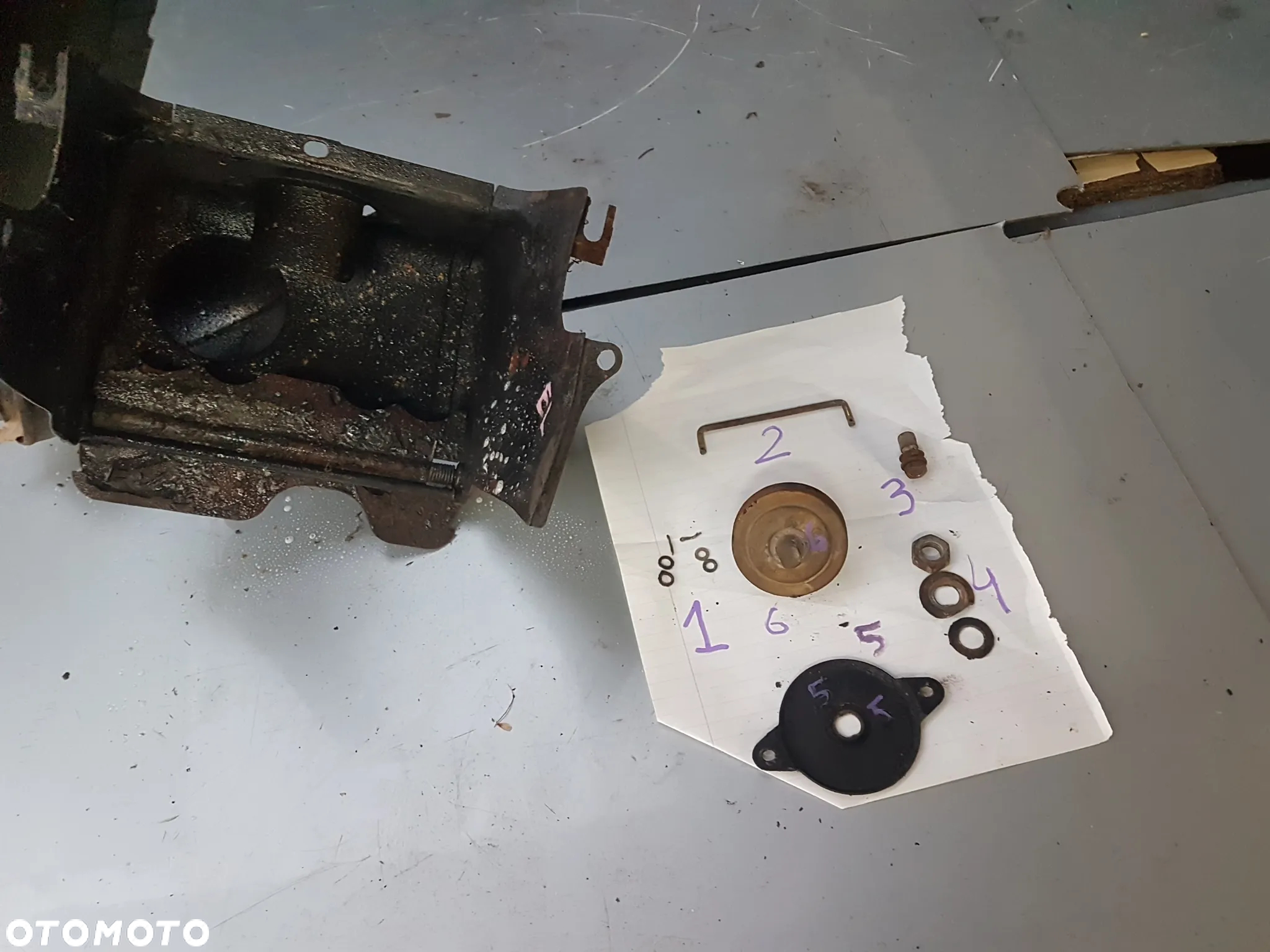 termostat śruba mocowanie pręt zabezpieczenie fiat 126p 126 p maluch oryginał - 2