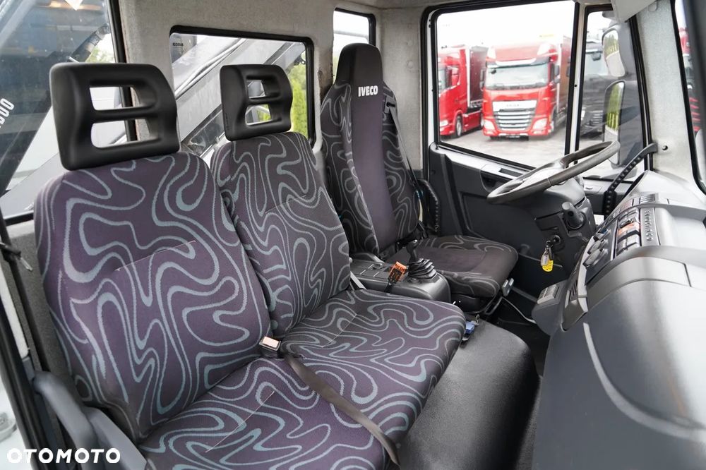 Iveco EUROCARGO 190EL32  / Wywrotka + HDS / HYDROBURTA / BORDMATIC / 3 STRONNY KIPPER - 3.5 M / EURO 6 - 35
