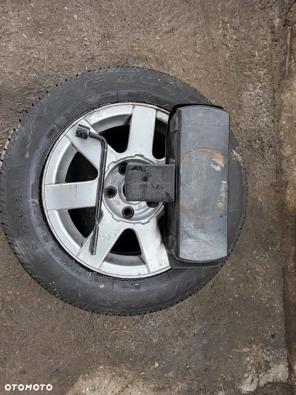 KOŁO DOJAZDOWE 5X112 ET45 ALUFELGA VOLKSWAGEN AUDI SEAT SKODA LEWAREK KLUCZ ZESTAW 195/65/15