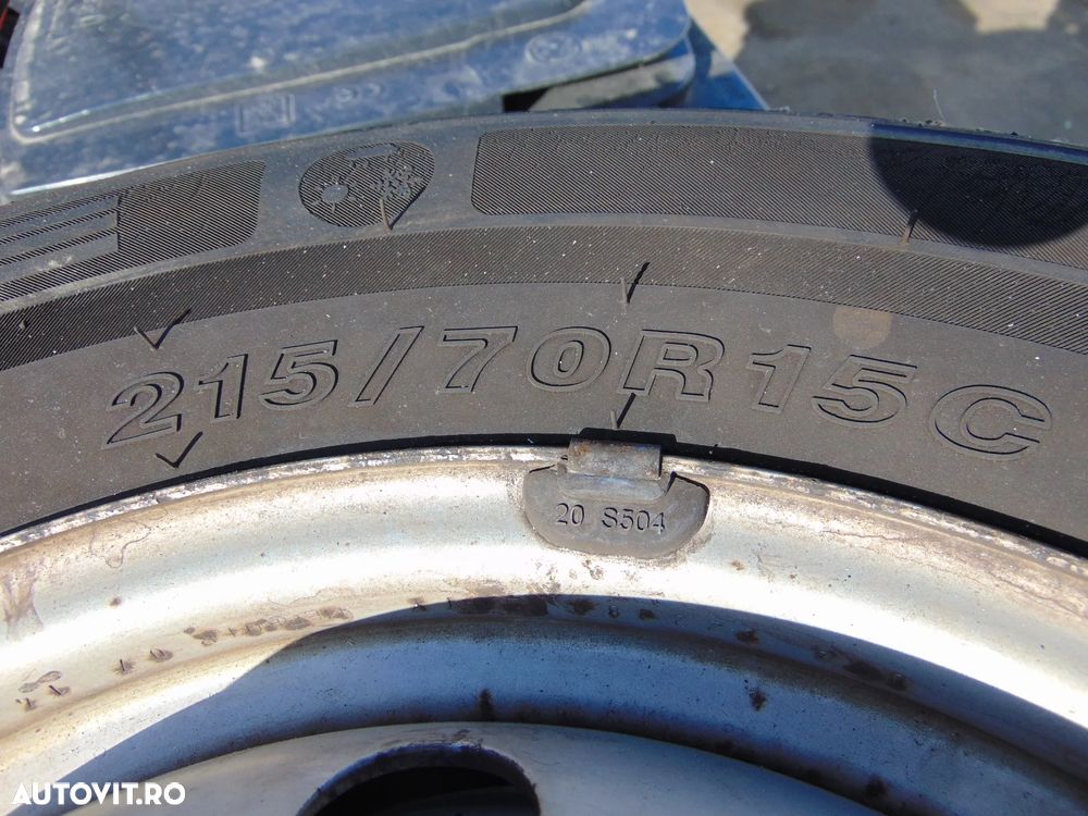 Jante Fiat Ducato Peugeot Boxer Citroen Jumper r15 jante cu anvelope 215/70/r15c - 4