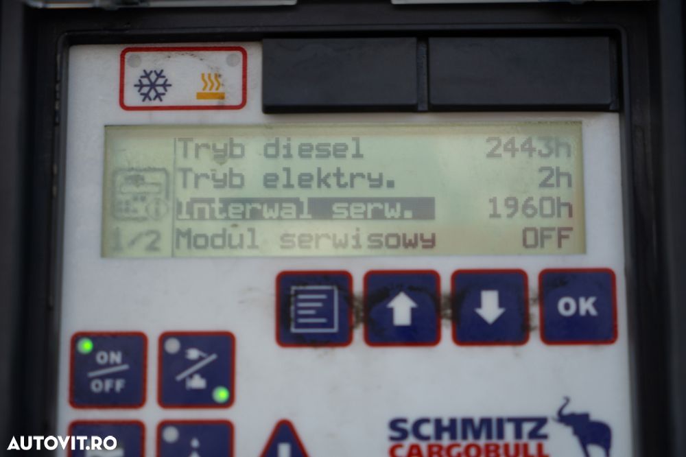 Schmitz Cargobull / SEMIREMORCĂ FRIGORIFICĂ / UNITATE FRIGORIFICĂ SCHMITZ CARGOBULL / SISTEM DE ÎNCĂRCARE PE DOUĂ NIVELE / AXĂ RIDICABILĂ / SUPORT PENTRU PALLEȚI / - 36