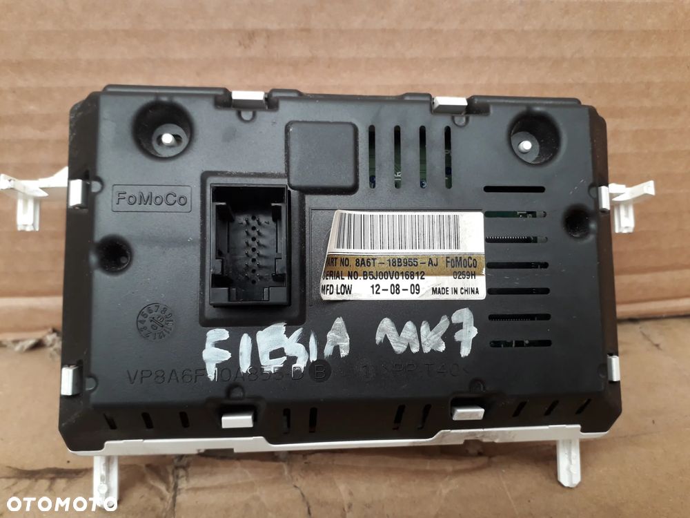 WYŚWIETLACZ RADIA FORD FIESTA MK7 8A6T-18B955-AJ - 1