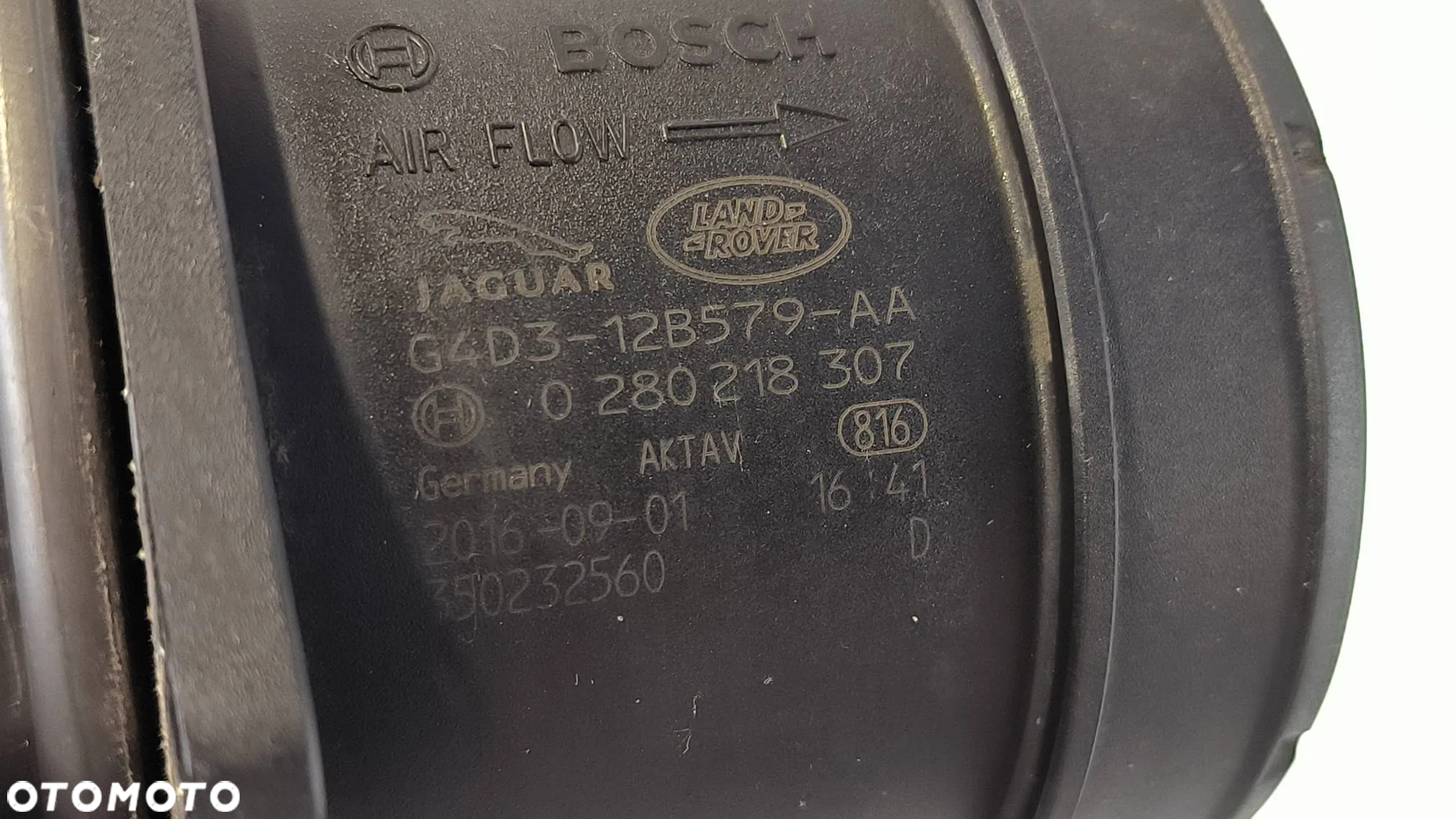 Przepływomierz G4D3-12B579-AA Jaguar XF X260 2017 Sedan Diesel 132kW 1999cm³ - 5