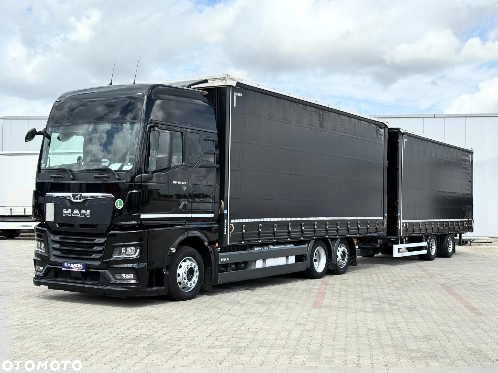 MAN TGX 26.470 / ZESTAW TANDEM 120M3 / PRZEJAZDOWY / 7,75 M + 7,75 M - 2