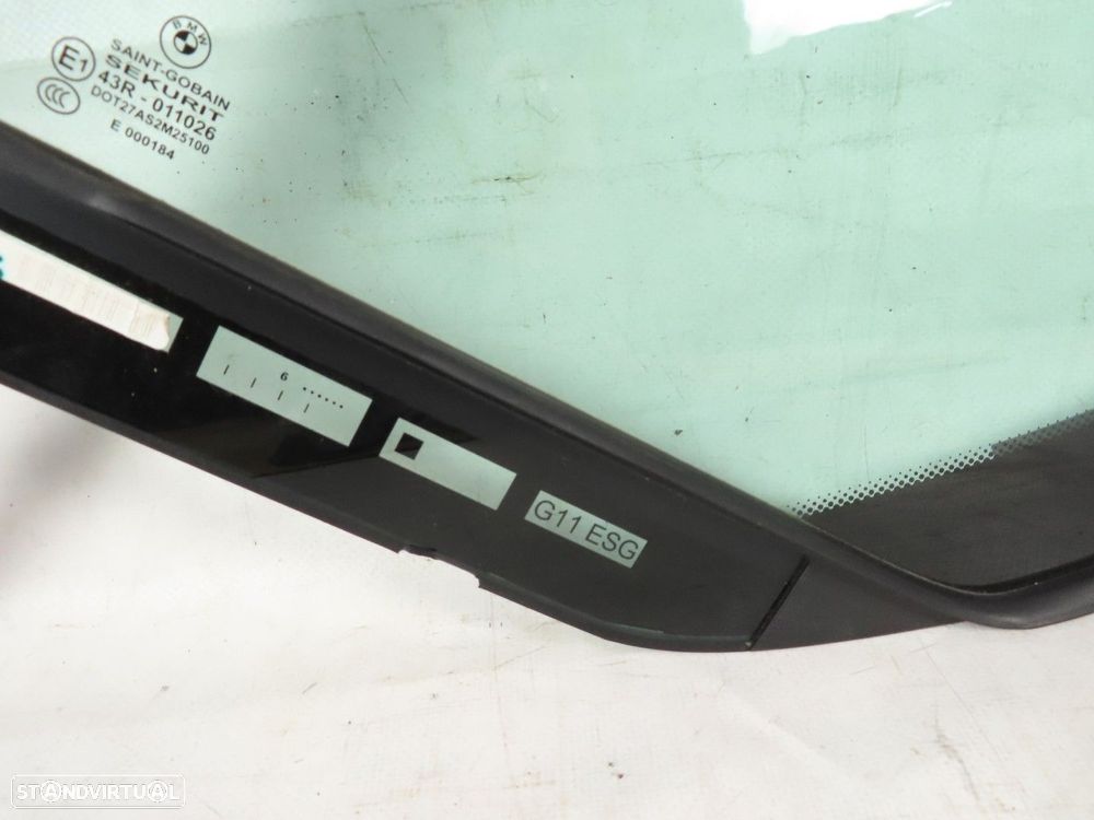 Vidro fixo porta Esquerdo/Trás Seminovo/ Original BMW 7 (G11, G12) 51357355537 - 2