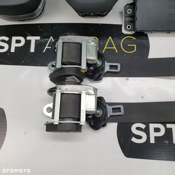 SKODA YETI DESKA ROZDZIELCZA KONSOLA KOKPIT PULPIT PODUSZKI AIRBAG AIR BAG PASY KIT SET - 9