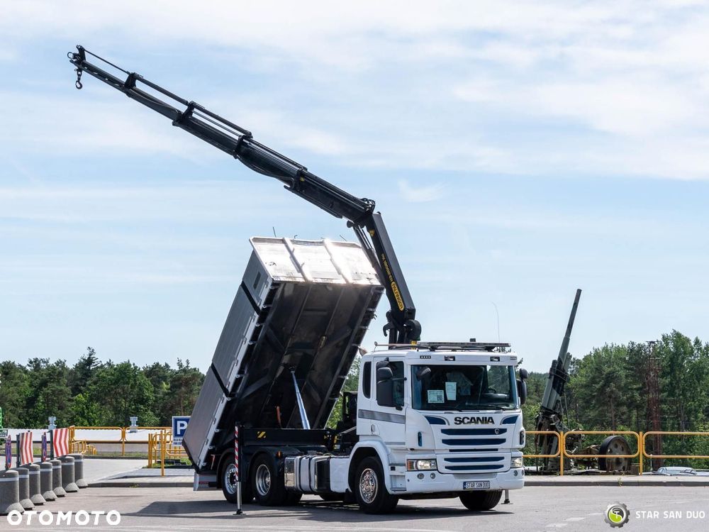 Scania P320 6x2 Palfinger PK 18002 EH HDS Żuraw Wywrotka - 8