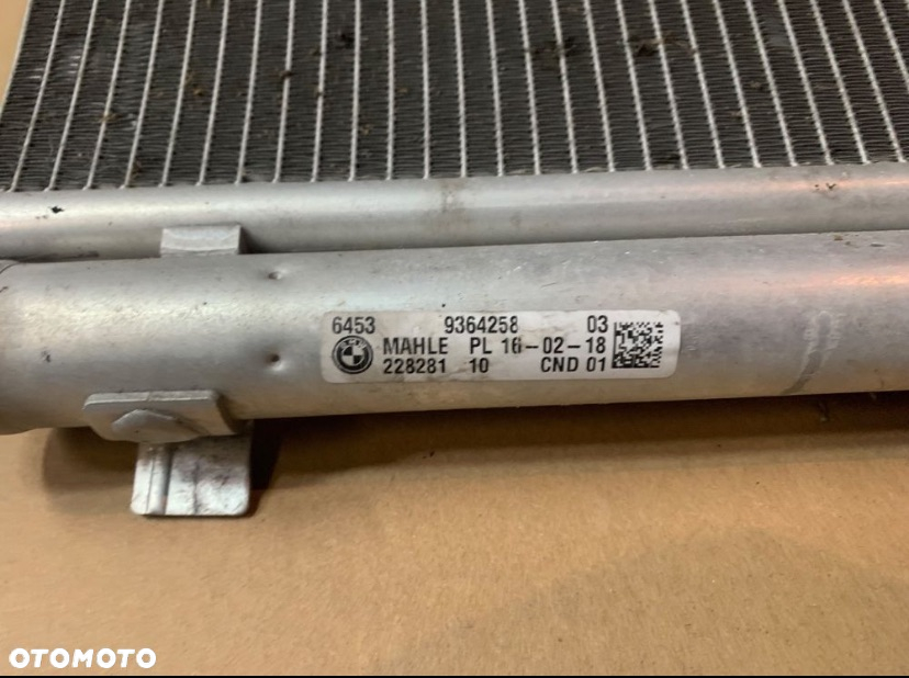 9364258 chłodnica skraplacz Klimatyzacji bmw 5, 7 g11 g12 g30 g31 - 3