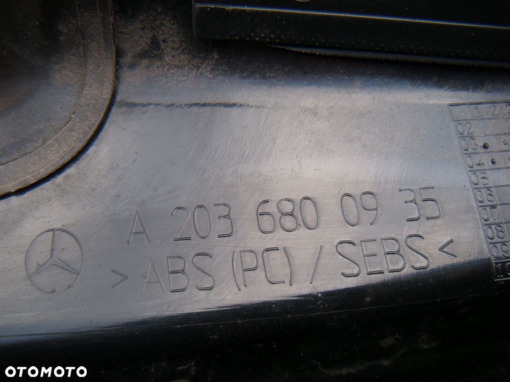 mercedes w203 kombi 05r listwa progowa lewy tył 2036800935 - 2