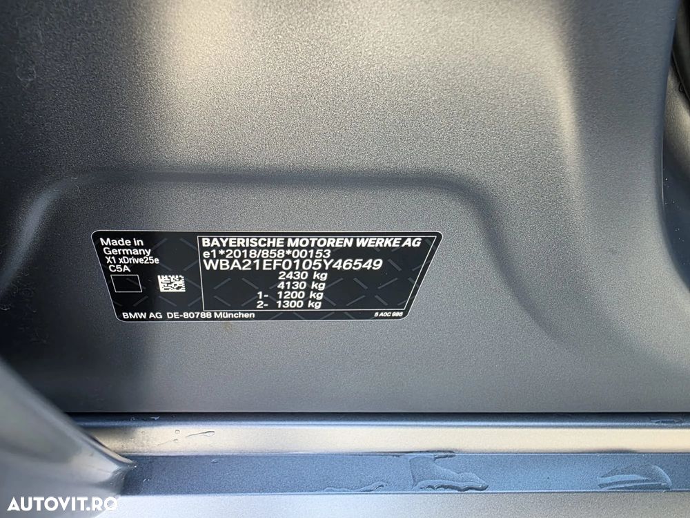 BMW X1 xDrive25e AT PHEV - 18