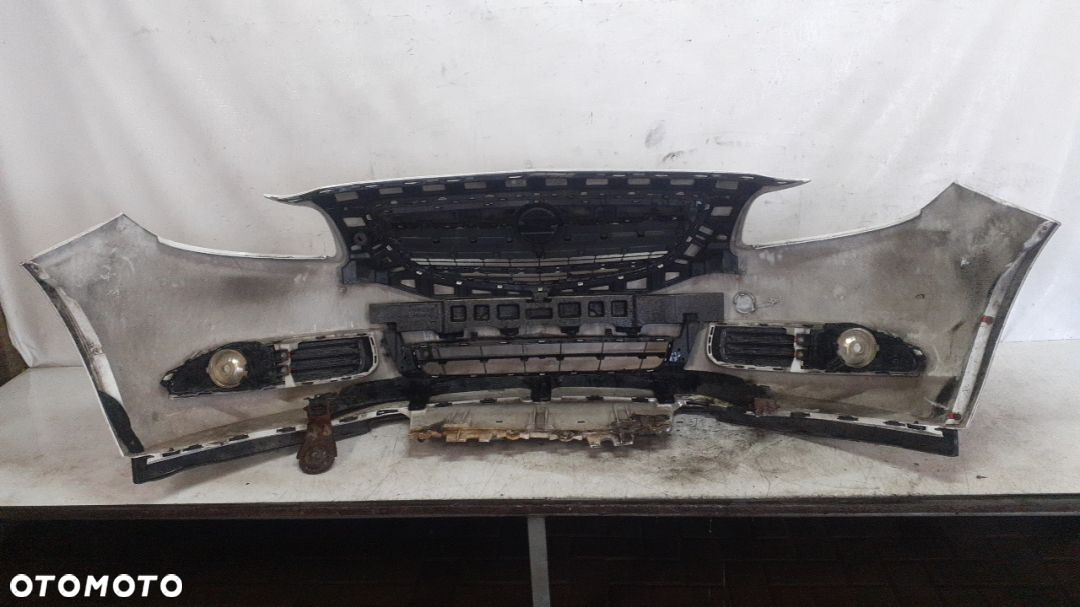 * ZDERZAK PRZÓD PRZEDNI OPEL INSIGNIA 1 I A Z40R BIAŁY HALOGENY - 5