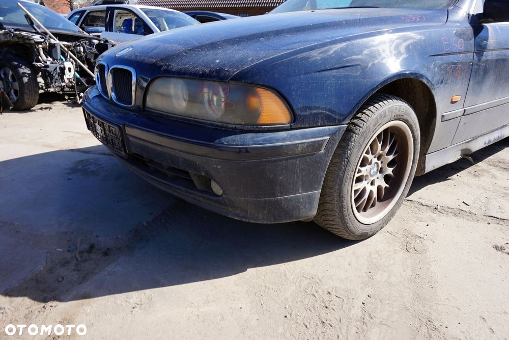 MASKA ZDERZAK BŁOTNIKI LAMPY 5 E39 263  BMW 1995-2000 GRANATOWY PRZÓD KOMPLETNY - 22