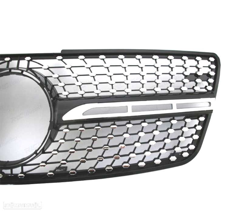 GRELHA FRONTAL W164 LCI 09-12 LOOK DIAMOND PRETO - 2
