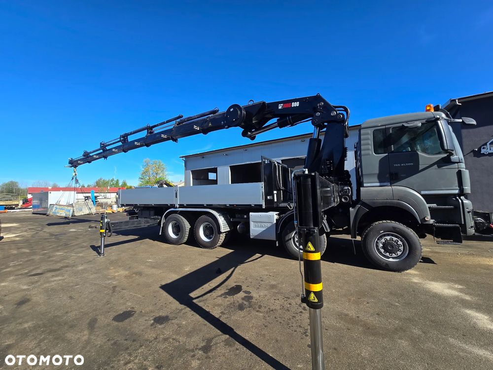 MAN 41.500 8x8 HDS HIAB 800 + FLY JIB Energetyka żuraw dźwig - 14