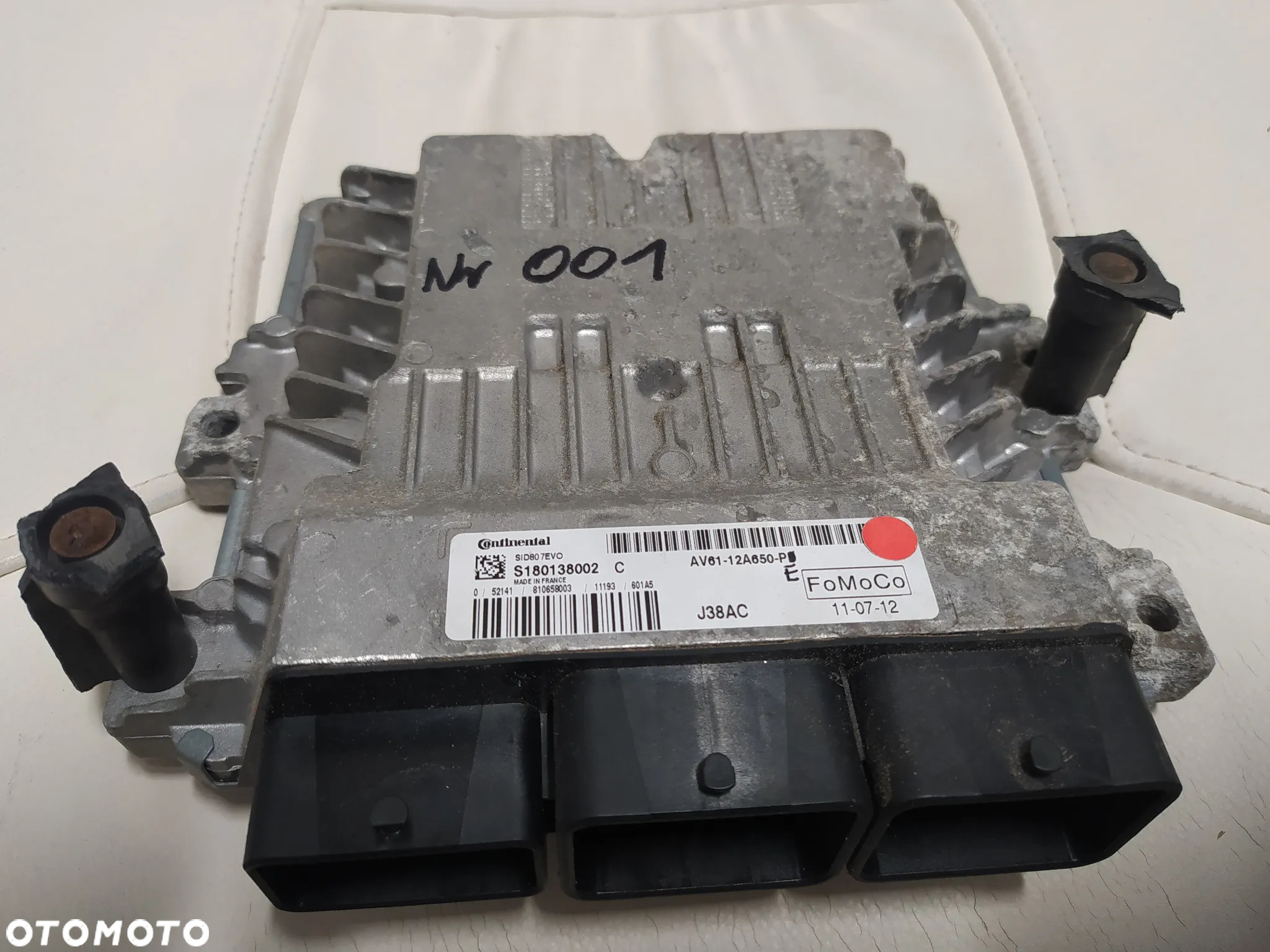 KOMPUTER STEROWNIK SILNIKA ECU FORD C-MAX FOCUS 1.6 D MAZDA 3 1.6D AV61-12A650-PE - 8