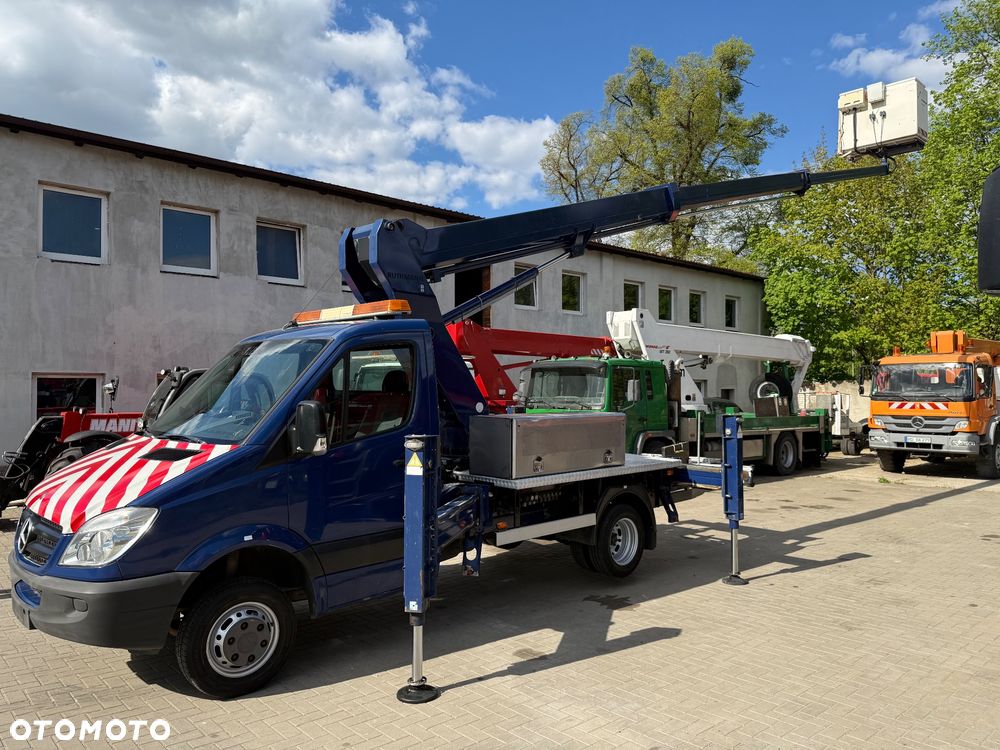 Mercedes-Benz Podnośnik Koszowy Zwyżka Izolowany Kosz Ruthmann TB180 18 metrów  14 w Bok Udt jak Wumag Multitel Gsr Cena Brutto !!! - 29