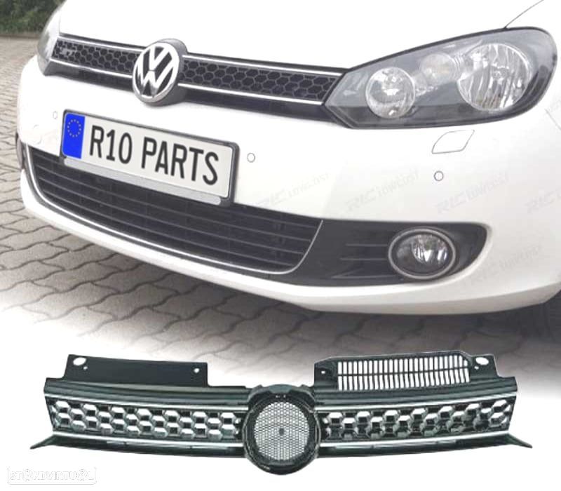 GRELHA FRONTAL VOLKSWAGEN VW GOLF 6 LOOK GTD - 1