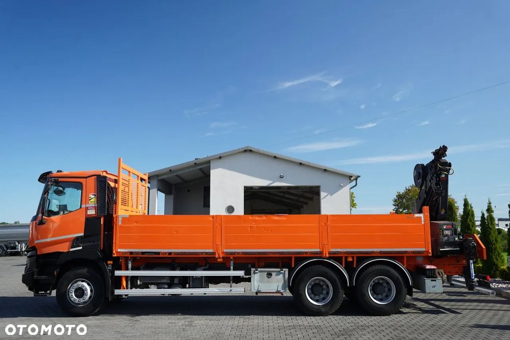 Renault C 430 / 6x4 / SKRZYNIOWY 6,8 M + HDS HIAB 188 ES-4 / WYSÓW 12,5 M / STEROWANIE RADIOWE  / ROTATOR - 9
