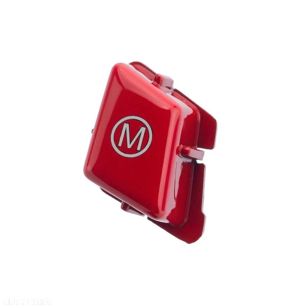 Capac Buton Butoane Capace Volan M Sport E90 E91 E92 E93 Rosu Albastru - 2