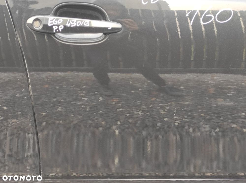DRZWI PRAWY PRZÓD PRZEDNIE BMW E60 E61 490 DIOPSIDSCHWARZ METALIC - 5