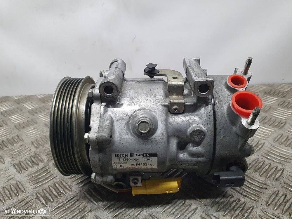 COMPRESSOR AR CONDICIONADO PEUGEOT 3008 LIMUSINA 2010 -9684432480 - 5