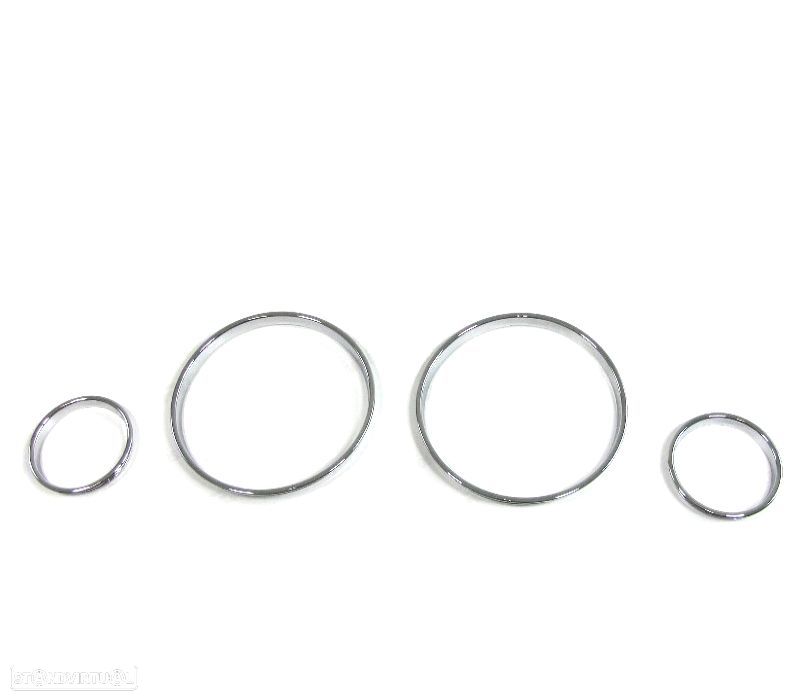 AROS PAINEL BMW X5 E53 99-07 E39 95-03 E38 99-07 CROMADO - 2