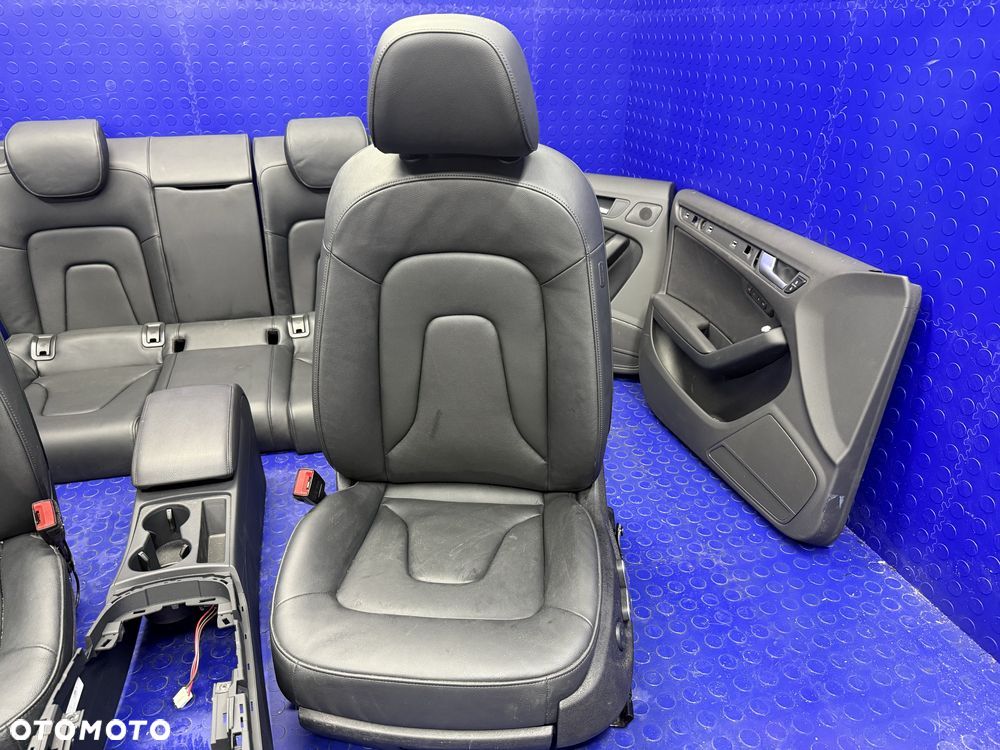 KOMPLET foteli kanapa boczki komplet AUDI A5 8T SPORTBACK oryginał - 2