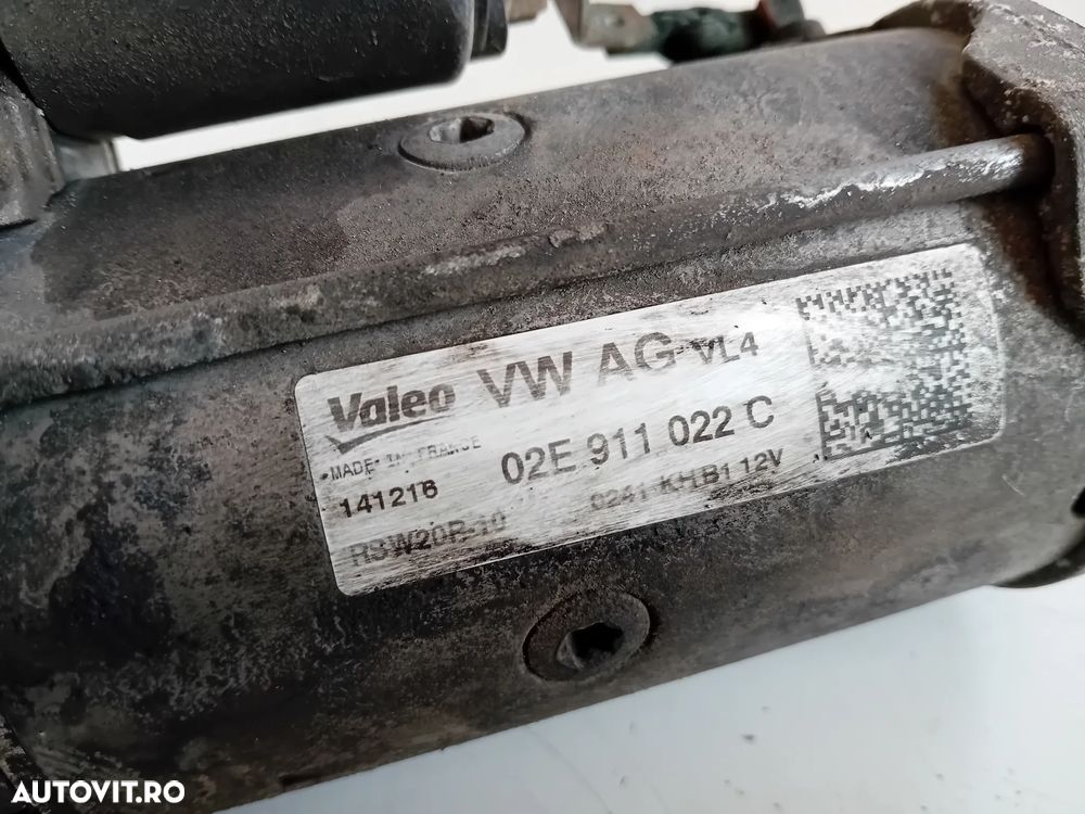 Electromotor Vw Seat Skoda Audi 2.0 Tdi Automat CUN Cod 02E911022C A3 Golf Touran Octavia Leon A4 A5 - 6