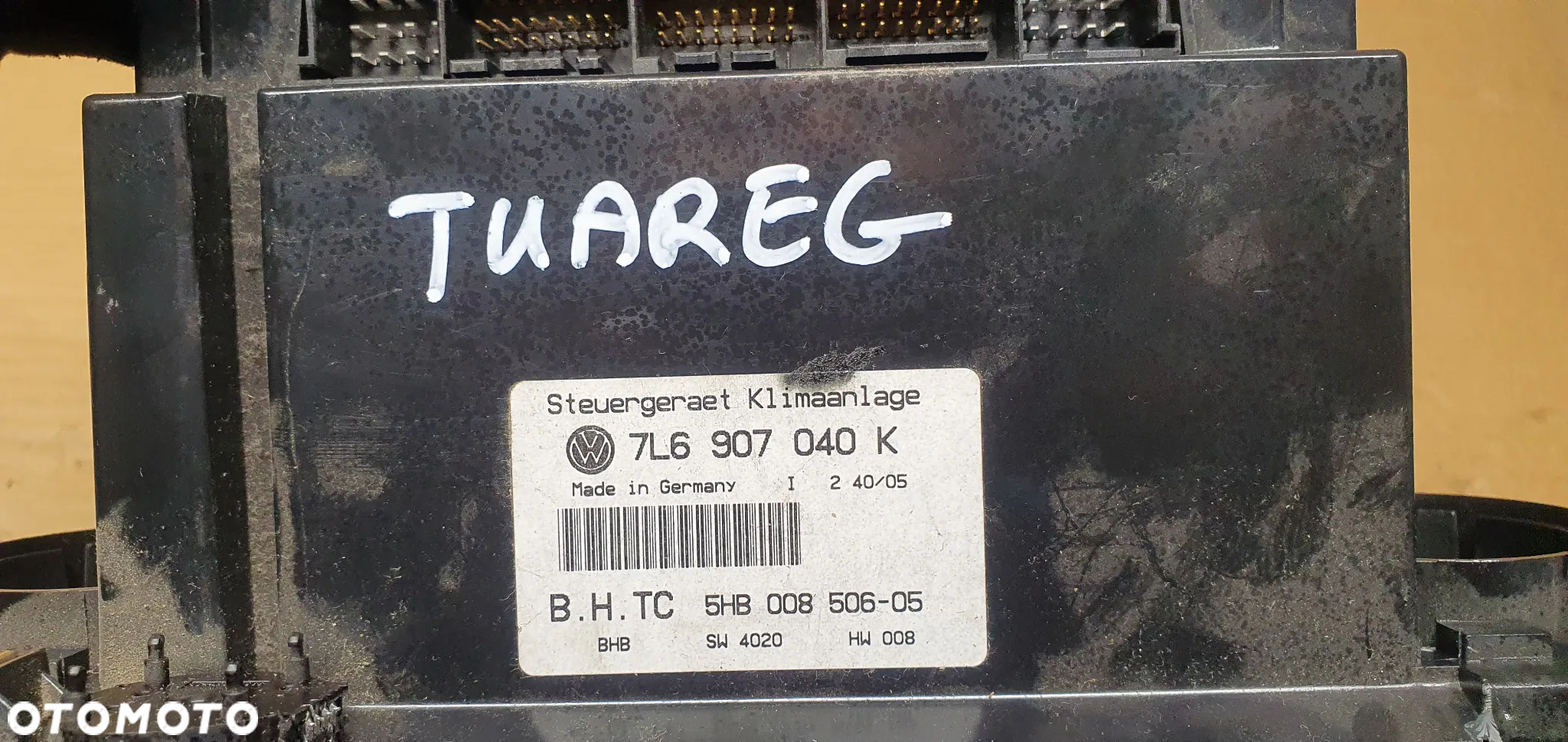 Panel nawiewu klimatyzacji klimy VW Touareg 7L6907040K - 6