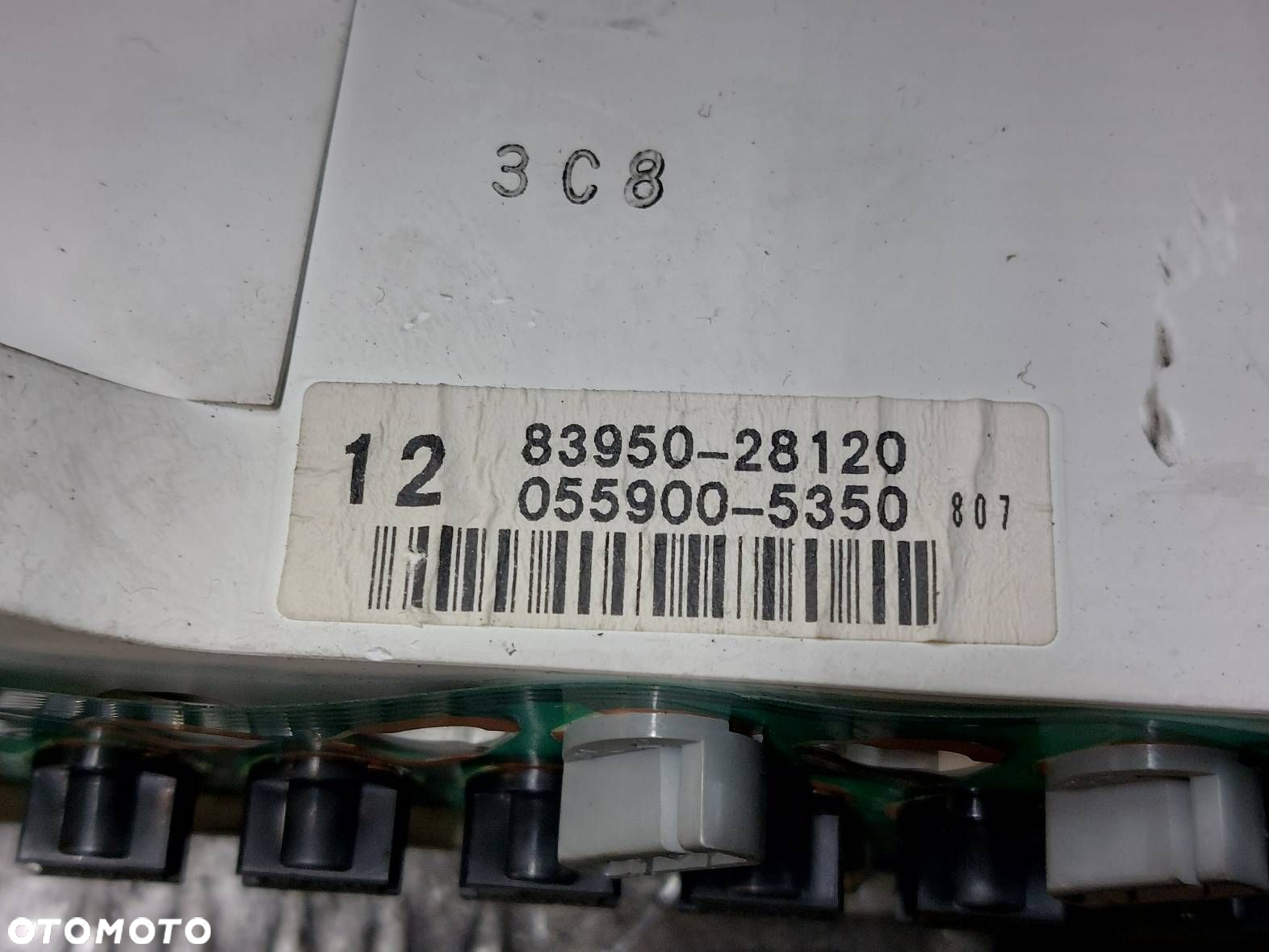 RADIO ODTWARZACZ + PANEL NAWIEWU + WYŚWIETLACZ PREVIA II 86120-28382 - 7